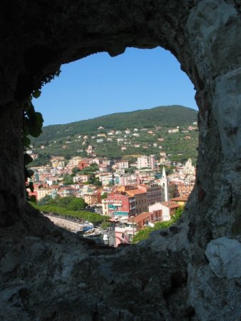 Matrimonio Castello Lerici Morgana Andrea abito sposa azzurro Juliet