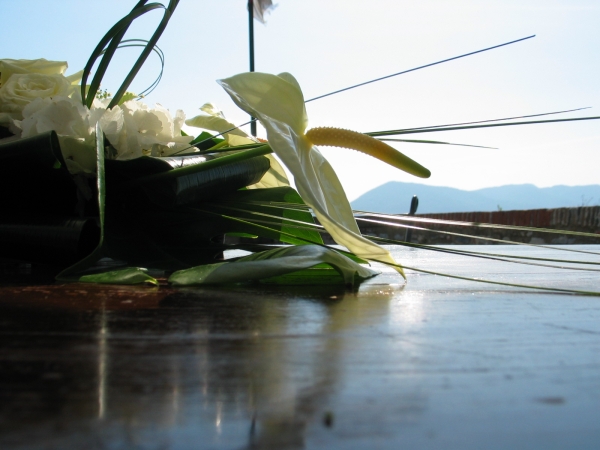 Matrimonio Castello Lerici Morgana Andrea abito sposa azzurro Juliet